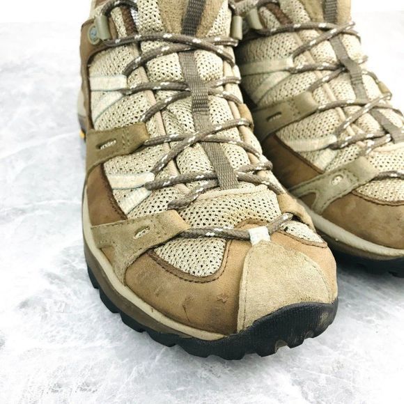 Merrell Siren Sport 2 Womens Size 8.5 Shoes Olive Brown Leather Hiking shoes - Picture 5 of 13